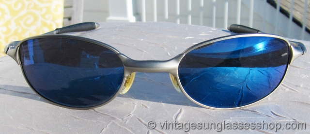 Oakley A Wire 2.1 Plasma Ice Iridium Sunglasses display picture 3