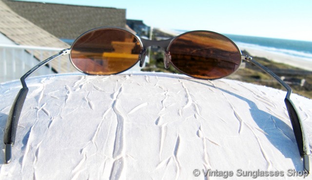 Oakley E Wire Blue Iridium Sunglasses