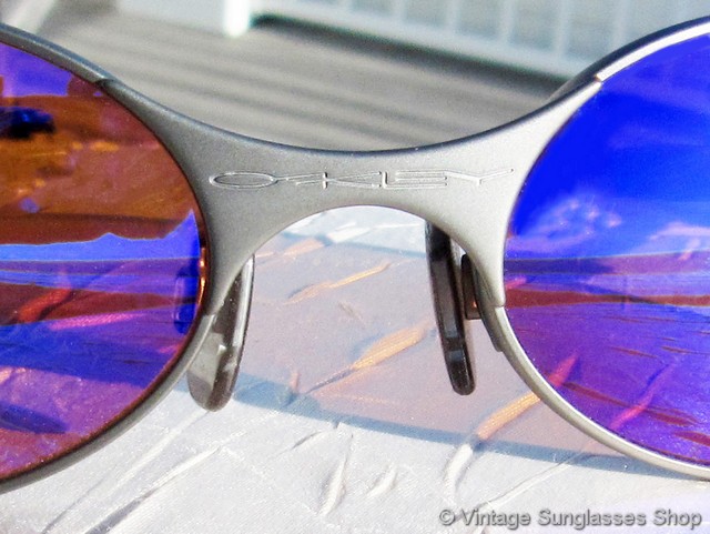 Oakley E Wire Blue Iridium Sunglasses