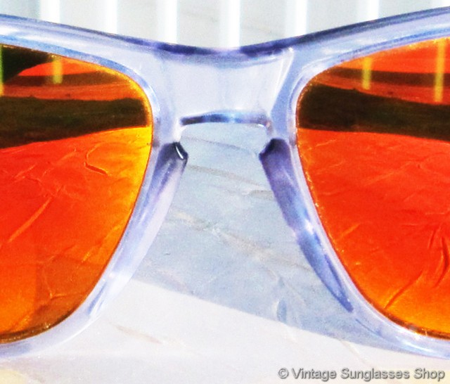 Authentic Oakley Frogskins, clear frame, orange iridium mirror lenses Oakley Frogskins Range XL Sunglasses | Prescription Oakley  main image 4
