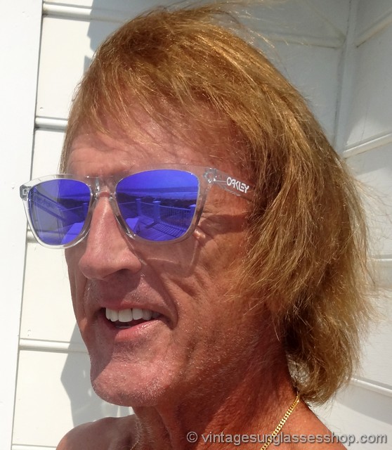oakley frogskins polished clear