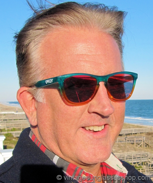 oakley frogskins fire iridium