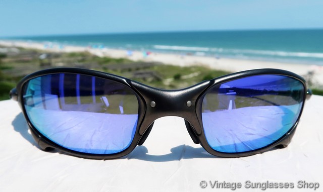 Oakley Juliet Infinite Hero Carbon Ice Iridium Sunglasses