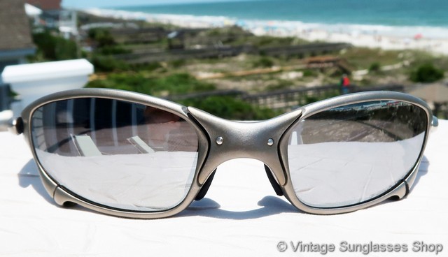 Oakley Juliet Plasma Chrome Iridium Polarized Sunglasses