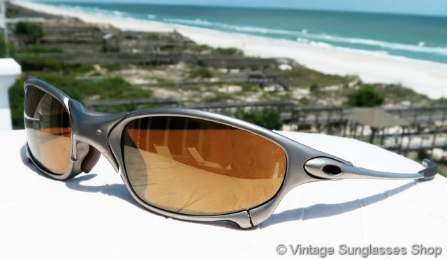 Oakley Juliet X Metal Titanium Gold Iridium Sunglasses