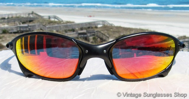 Oakley Juliet Carbon Ruby Iridium Sunglasses