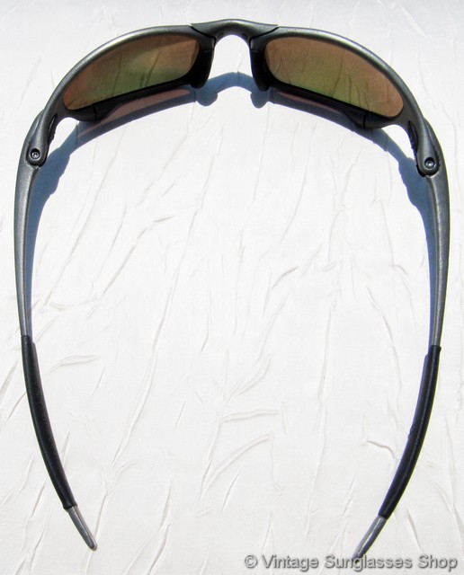 Julie ET X-Frame Metal Sunglasses with UV400 Polarized Ruby Iridium Lenses 
