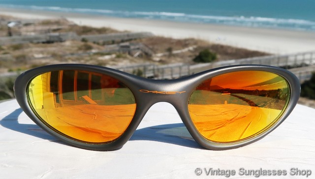 Oakley Minute 04-500 Gunmetal Fire Iridium Sunglasses