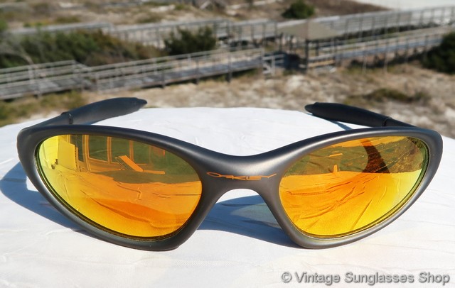 Oakley Minute 04-500 Gunmetal Fire Iridium Sunglasses