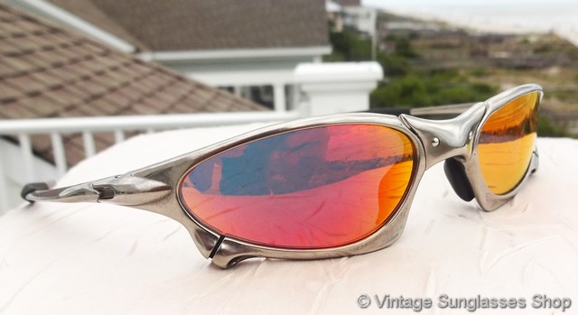 vintage oakley metal frame sunglasses