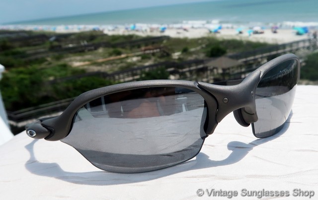 Oakley Romeo 2 X Metal Black Iridium Polarized Sunglasses