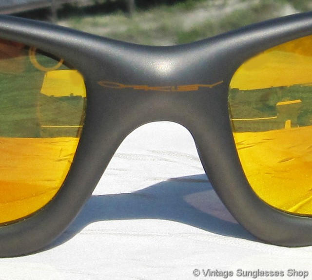 Oakley Straight Jacket Gunmetal Flames Ruby Iridium Sunglasses