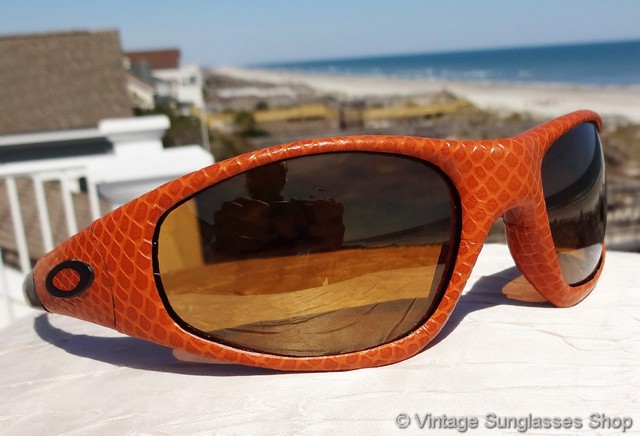 Oakley Straight Jacket Leather Gold Iridium Sunglasses