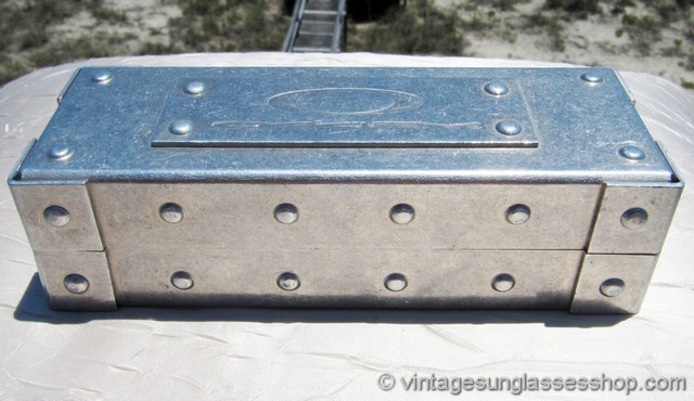 metal vault sunglass case
