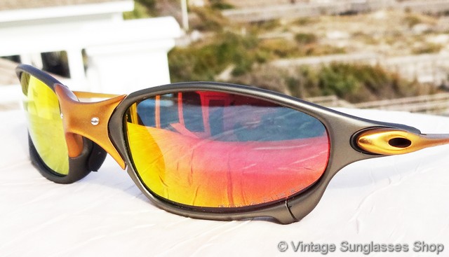 Oakley Juliet Carbon Ruby Iridium Sunglasses