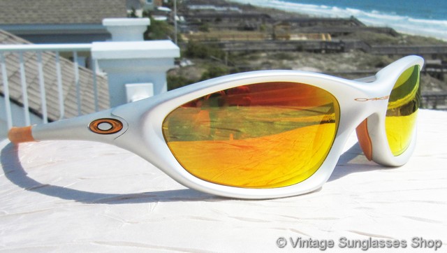 Oakley XX Twenty Silver Fire Iridium Sunglasses