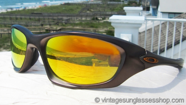 Oakley XX Twenty Gunmetal Fire Iridium Sunglasses