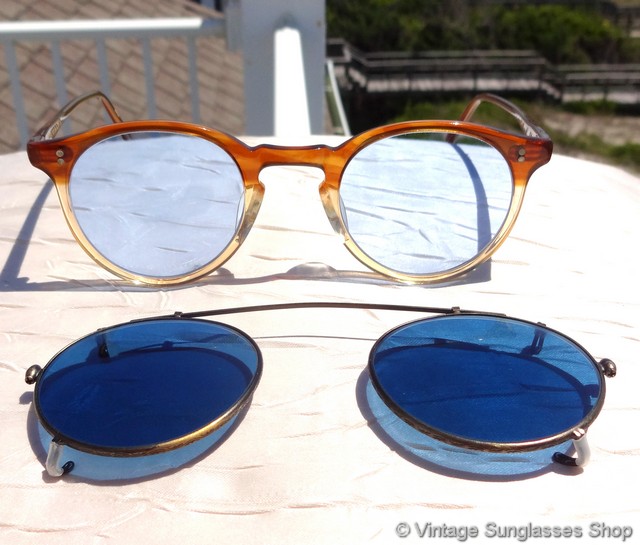 oliver peoples blue frames