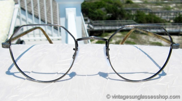 Oliver Peoples OP-43 Sunglasses in Antique Silver oliver peoples op 43 etched   main image 2