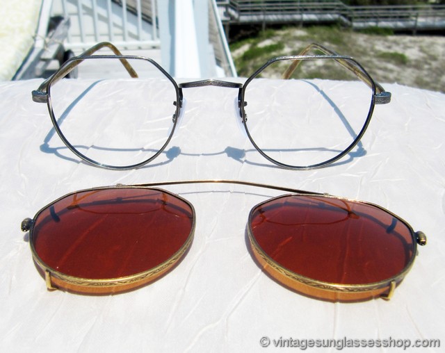 Oliver Peoples OP-43 Sunglasses in Antique Silver oliver peoples op 43 etched   main image 4