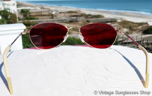 Oliver Peoples Aero Fight Club Blood Red Sunglasses
