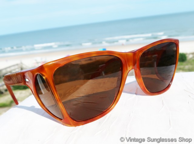 Persol 009 Orange Tortoise Shell Sunglasses