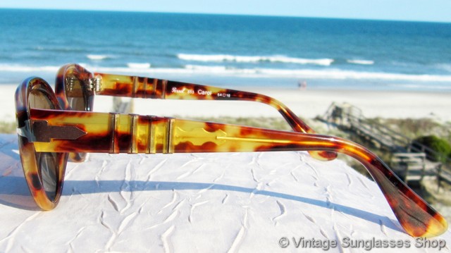 Persol 853 Carol Yellow Tortoise Sunglasses display picture 3