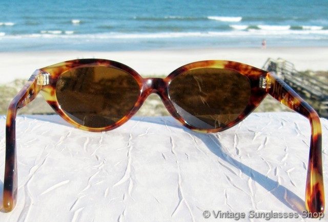 Persol 853 Carol Yellow Tortoise Sunglasses display picture 1