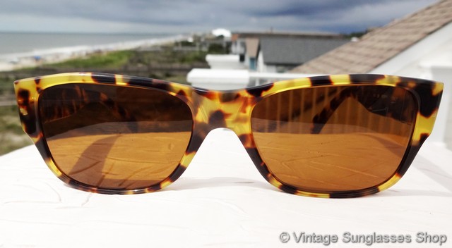 persol vintage sunglasses tortoise shell with yellow lenses mint condition PERSOL Sonnenbrille 855 56-17 142 56 Tortoise Brown Amber  main image 4