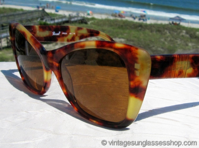 PERSOL PP504 RATTI Vintage Tortoise Sunglasses PERSOL PP504 RATTI Vintage Tortoise Sunglasses w/ Brown Lens  main image 2