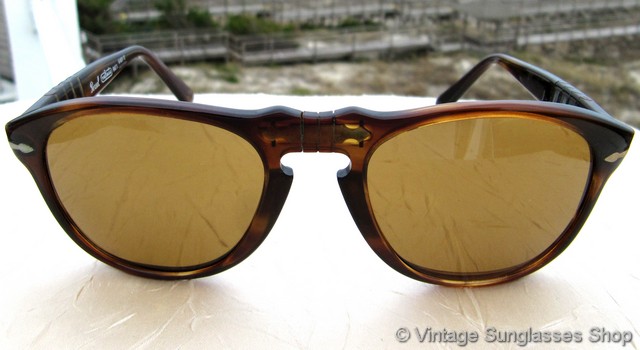 Persol Ratti 649 2 Brevettato Tortoise Shell Sunglasses