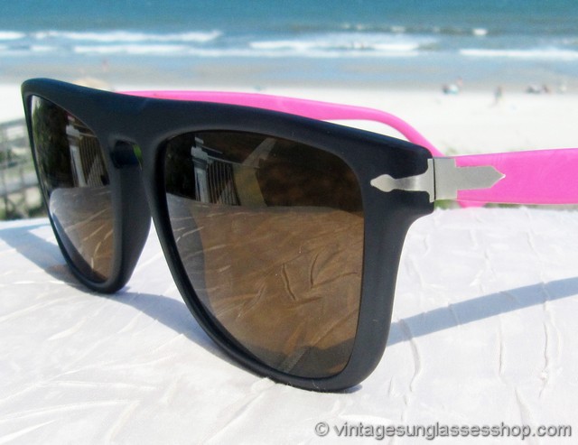 Persol Pink and Black Sunglasses Persol Pink Sunglasses – 100% UV Protection & Free Shipping  main image 4