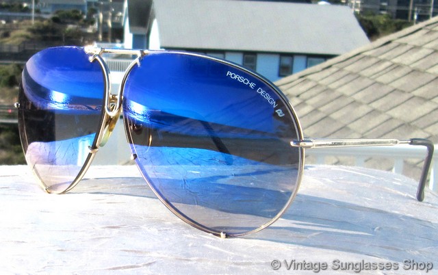 Carrera Porsche Design 5621 46 Blue Mirror Sunglasses 