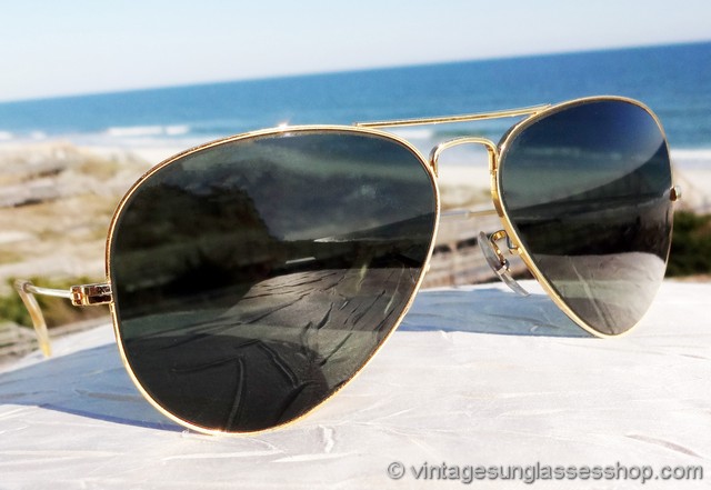 Ray-Ban 10k GF Aviator Sunglasses