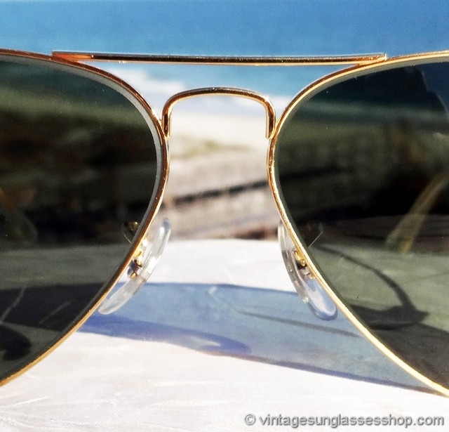 Ray-Ban 10k GF Aviator Sunglasses display picture 1