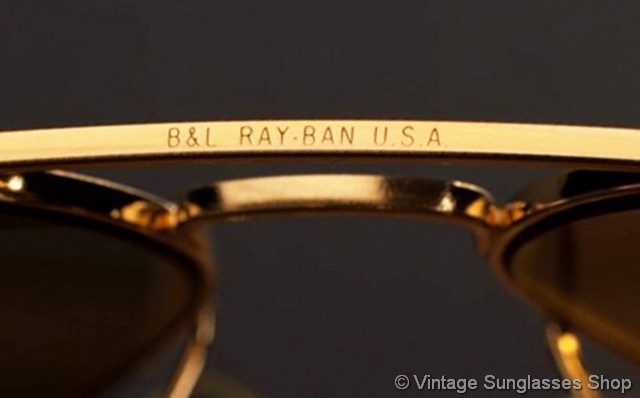 Ray-Ban 10k and 12k Gold Filled Caravan Sunglasses