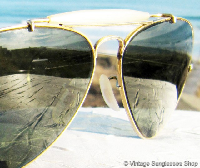 Ray-Ban 10k GF Outdoorsman General Shooter Sunglasses display picture 1