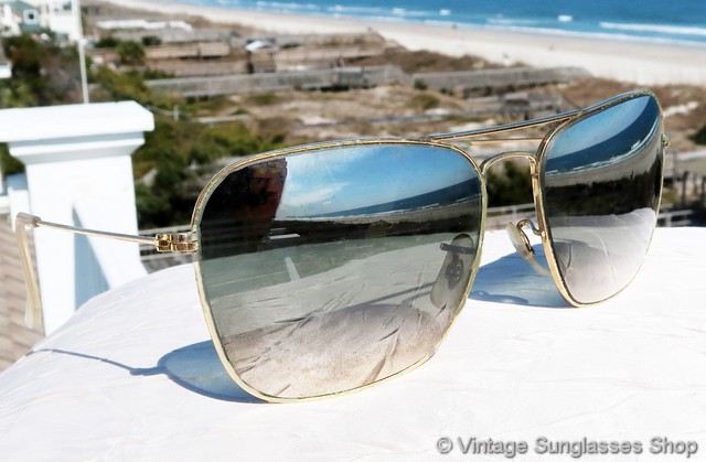 Ray-Ban 10k GO Caravan Double Gradient Mirror Sunglasses