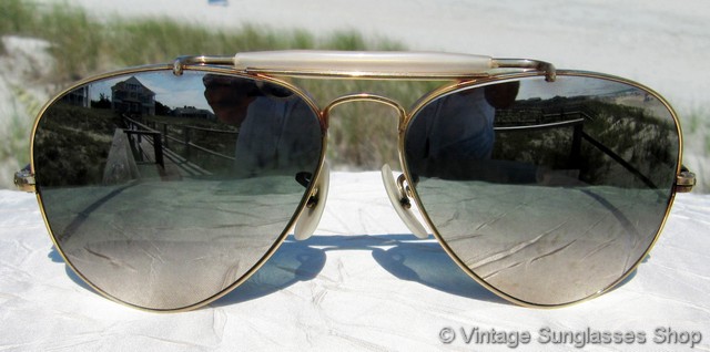 Ray-Ban 12k GF Deep Freeze Double Gradient Mirror Sunglasses