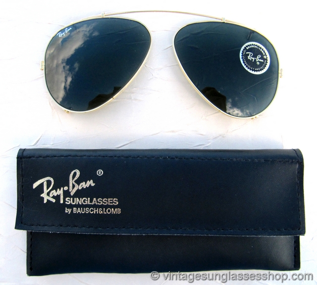 clip on ray ban aviator