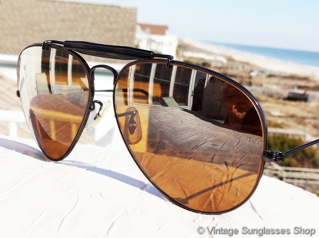 Ray-Ban Outdoorsman B-15 Top Gradient Mirror Black Chrome Sunglasses