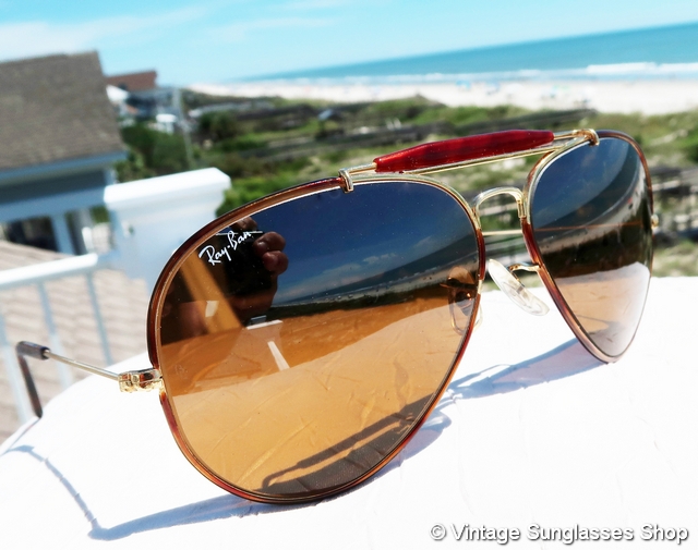 Ray-Ban Tortuga Outdoorsman B-15 Top Gradient Mirror   display picture 3