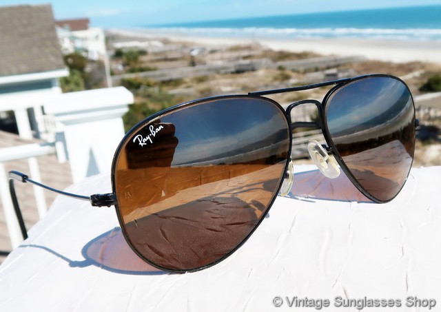 Ray-Ban W0232 B-15 Top Gradient Mirror Black Aviator  display picture 3