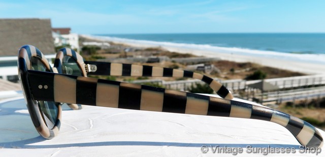 Extremely Rare Vintage B&L Ray Ban Bewitching Checkerboard Ray-Ban Bewitching Checkerboard Sunglasses main image 3
