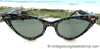 Ray-Ban Black Glitter Cat Eye Sunglasses display picture 1