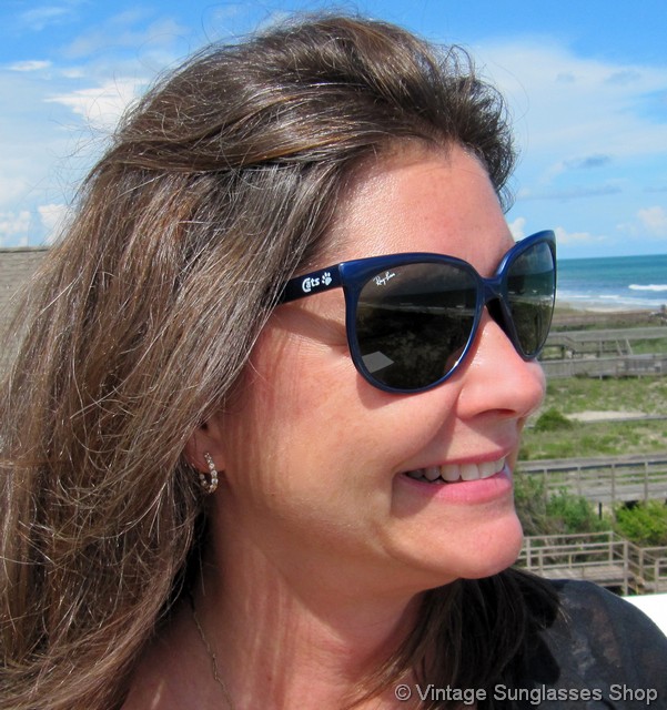 Ray-Ban Blue CATS 1000 Blue Sunglasses display picture 3
