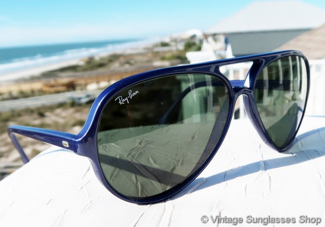 Ray-Ban W0326 CATS 5000 Blue Sunglasses display picture 3