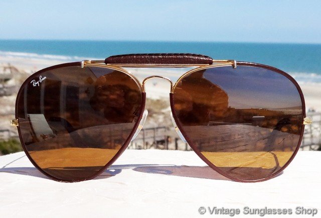 Ray-Ban Leathers Outdoorsman Top Gradient Mirror   display picture 1