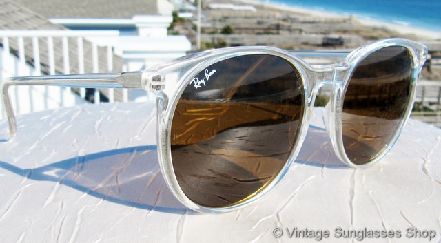 clear frame ray bans