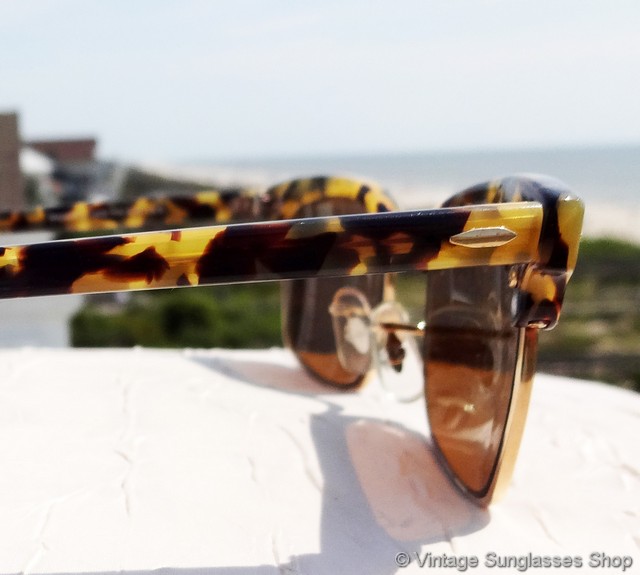 Ray-Ban W1483 Clubmaster Square Sunglasses display picture 1